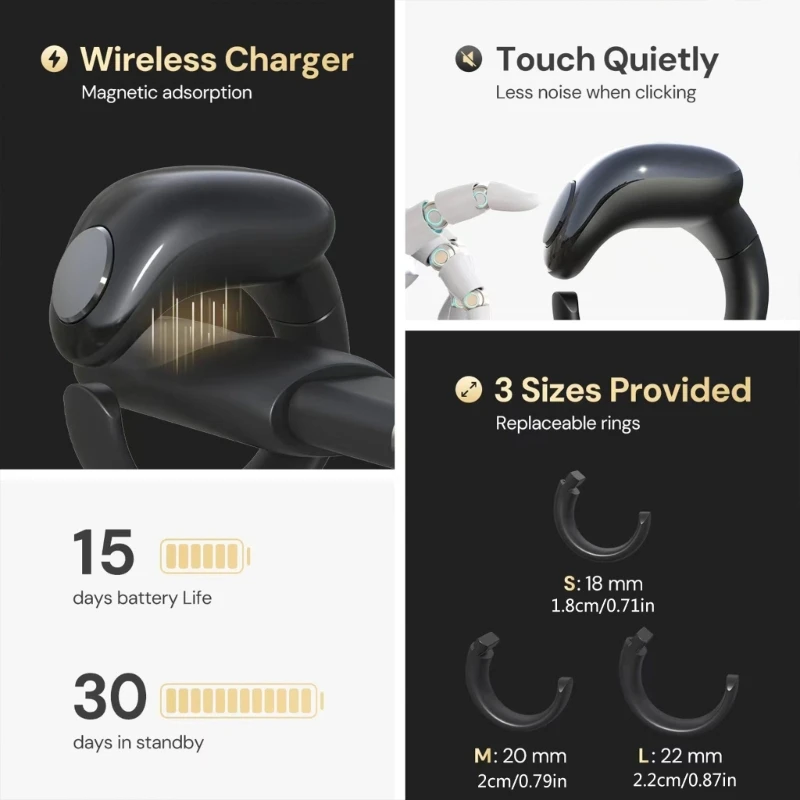 Smart Zikr Ring Tasbih Zikr Rings Tasbih Counter Rings Tasbeeh Counter APP Support Waterproof 4 Digit Finger hand tally counter electronic counter