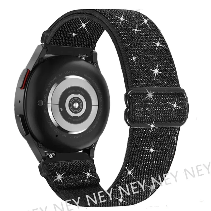 Elastic Nylon Watch Strap - Universal Fit for Smartwatches (20mm & 22mm)