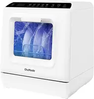 with water tank, dishwasher with 5 wash programs, It can also be connected 1