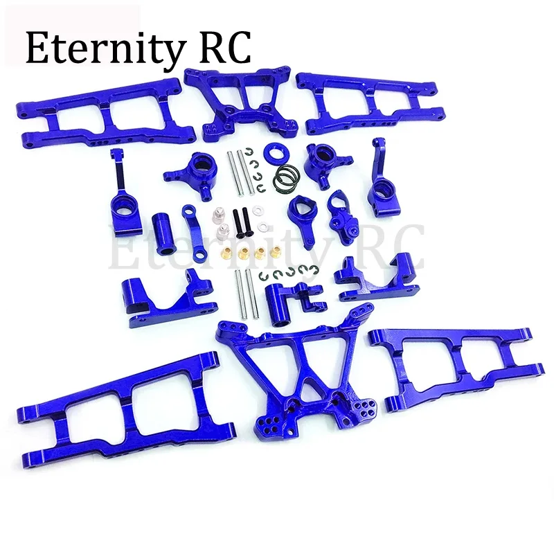 Red Aluminum Alloy Upgrade Parts Kit For Traxxas Slash 4x4 1/10 Scale RC Truck - Chassis Reinforcement Set