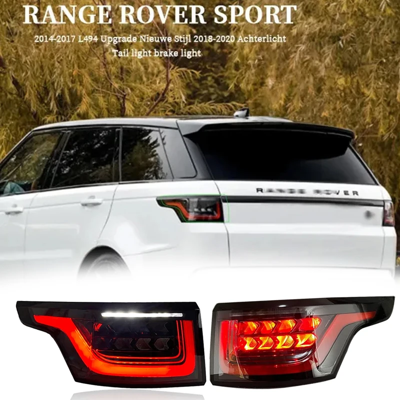 

Задние габаритные фонари, фонарь для Range Rover Vogue 2013-2017, белый цвет, L405 светодиодный, Аксессуары для автомобилей