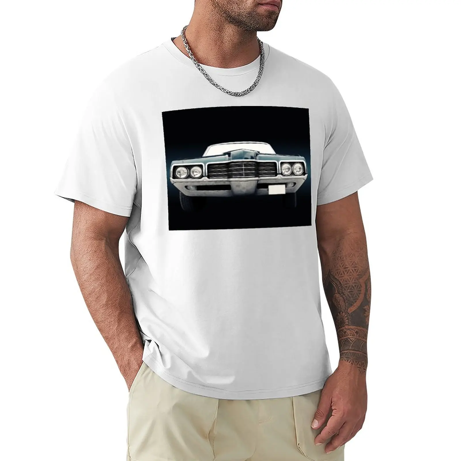 Us American Classic Car Thunderbird 1971 T-Shirt Appassionati Di Sport Abbigliamento Anime Customizeds Magliette Bianche Da Uomo