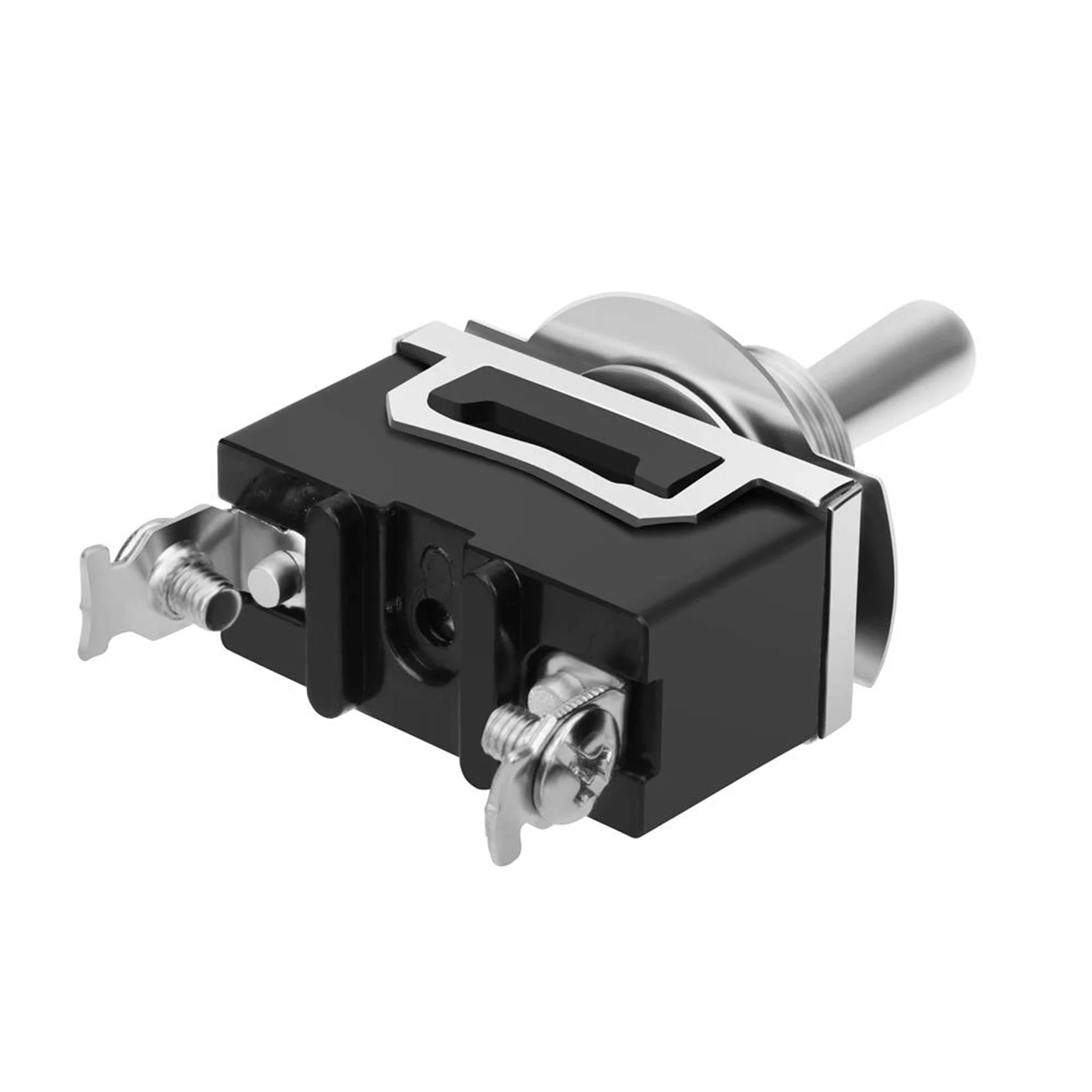 Car Boat Rocker Toggle Switch 2Pin Metal Boot SPST Rocker Switch Waterproof Boot Cap Cover SPST ON/Off Switch for Car RV Marine