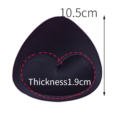 Sponge Bra Inserts for Enhanced Push-Up Effect - Women's Intimate Swimwear Pads