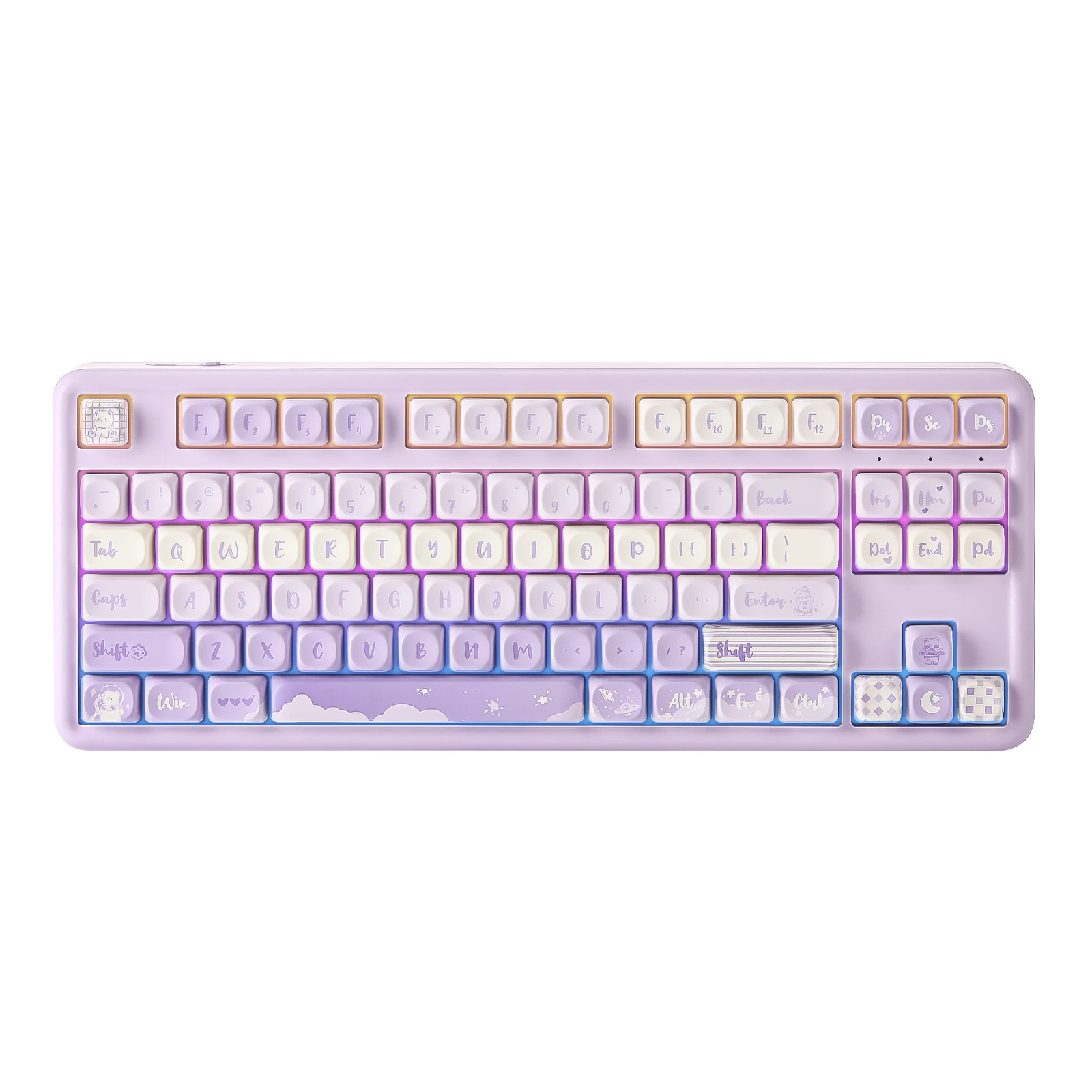 YUNZII B87 ワイヤレスメカニカルキーボード ゲーミングキーボード Amazon.com: YUNZII B87 Wireless Mechanical Keyboard,QMK/VIA