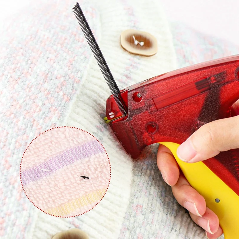 Label Gunset Garment Fine Sewing Label Gun Fasteners, Garment Repair Quilting Needles Gun With 1 Needle