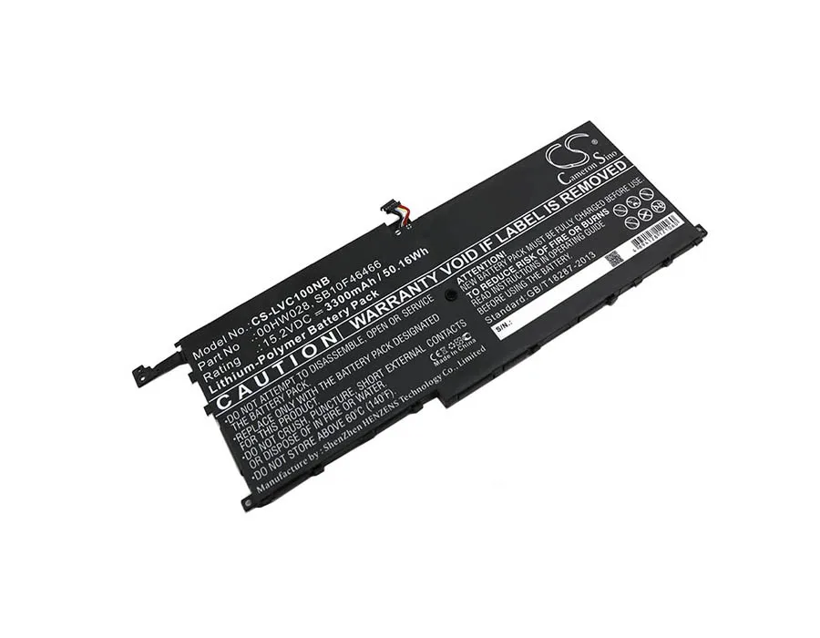 CS Notebook Laptop Battery for Lenovo ThinkPad X1 Carbon 2016 Carbon
