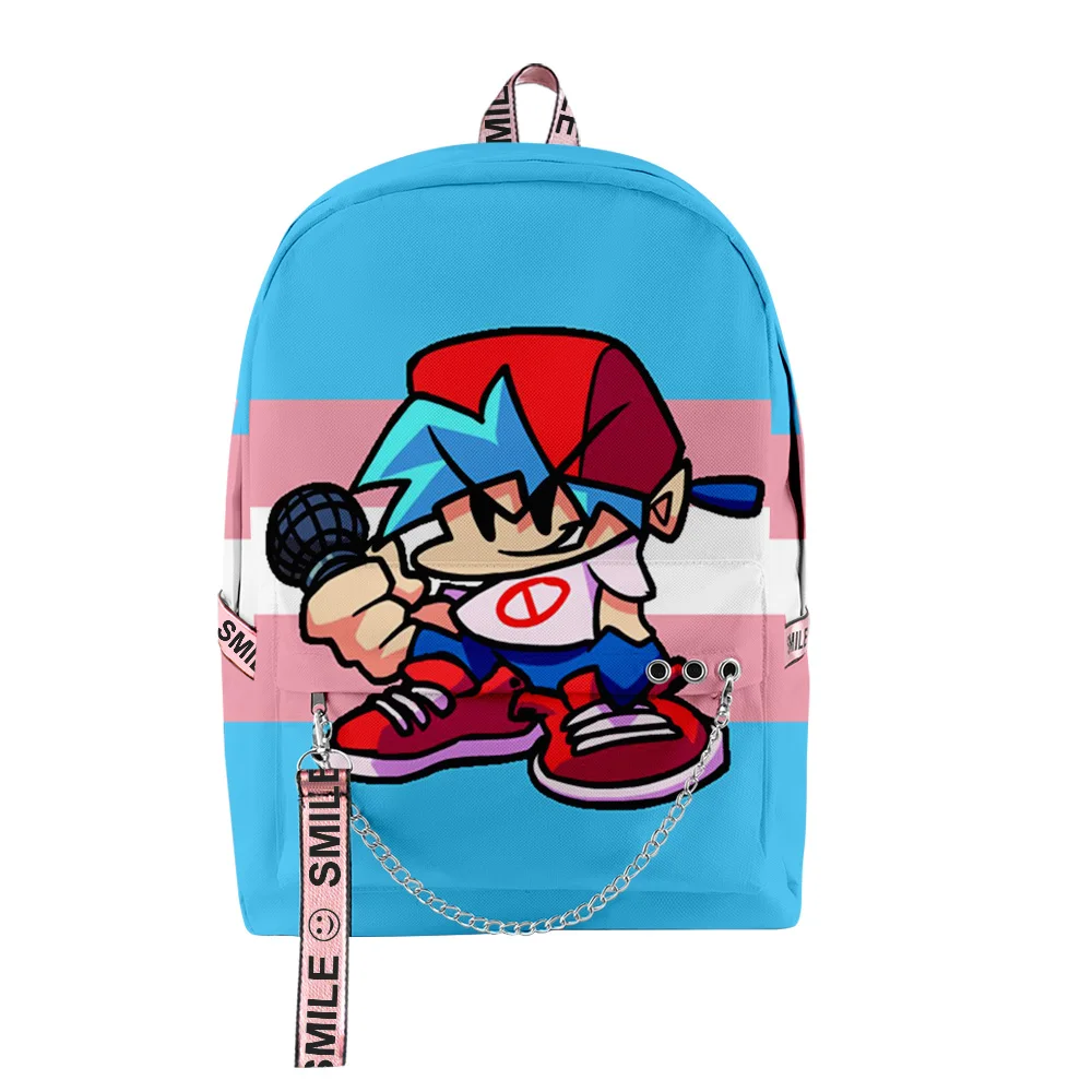 Classic Friday Night Funkin Student School Bags Unisex 3D Print Oxford Waterproof Notebook multifunction Travel Backpacks