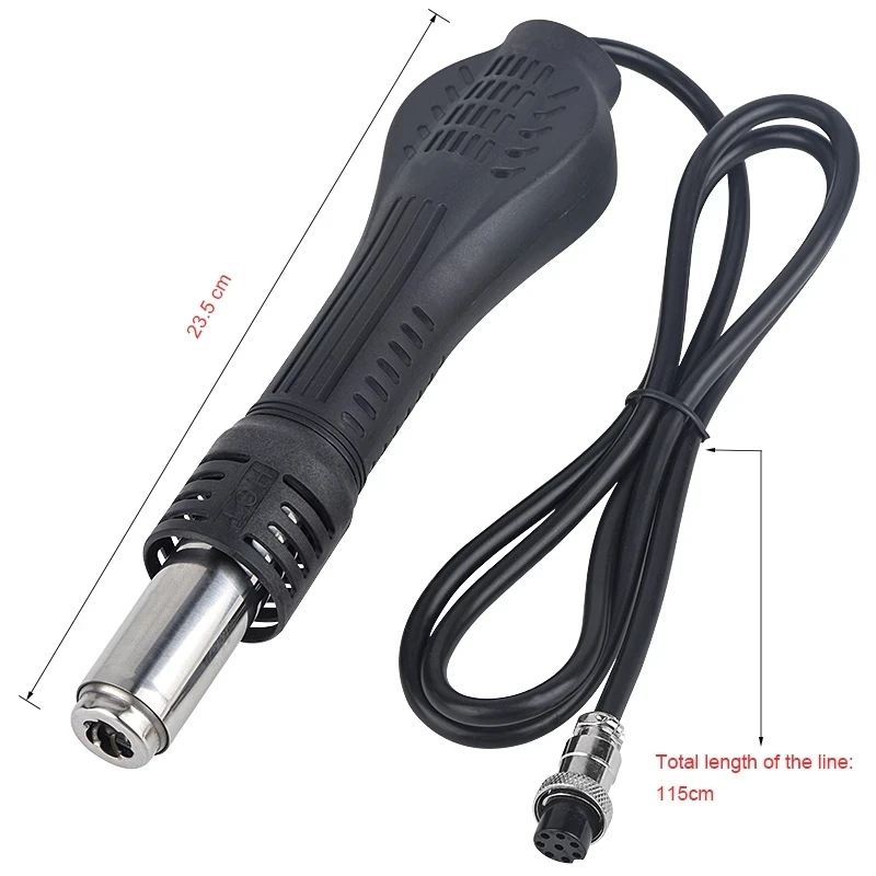 JCD Hot Air Gun Hand Shank Micro Rework Soldering Station LED Digital Hair Dryer For 750W Welding Repair Tools 2