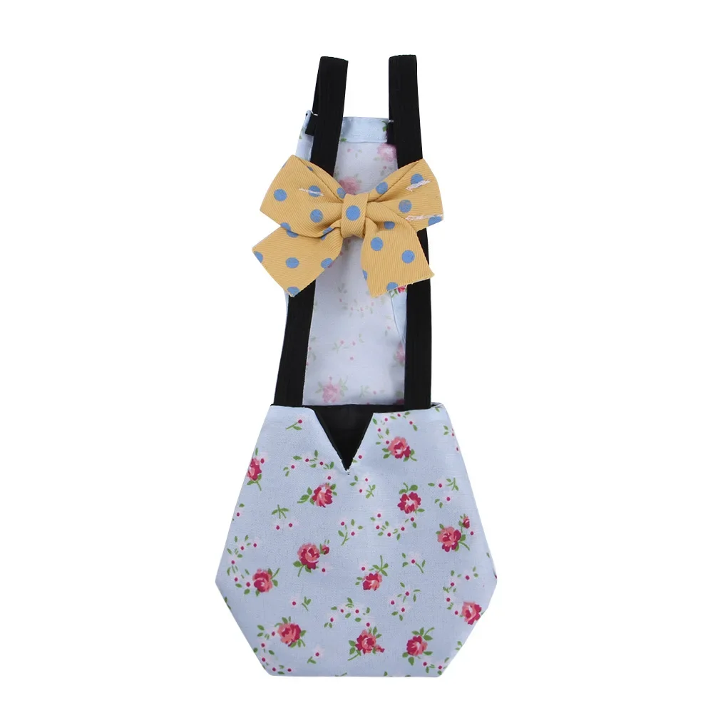 오리를위한 치킨 기저귀 방수 애완 동물 옷 거위 Bantam 암탉을위한 Bowknot 장식과 재사용 가능한 가금류 의상 기저귀
