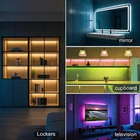 RGB LED Strip Lights with 44-Key Remote Control for Home Bedroom Party Decor TV Backlight Wall Room 1m 3m 5m 10m 20m 30m 40mTape - Image 5