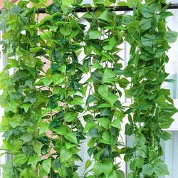 Long Artificial Leaves Fake Plants Decoration Ivy Garlands Greenery Rattan Creeper Green Leaf Vine DIY Hanging Plant Home Decor