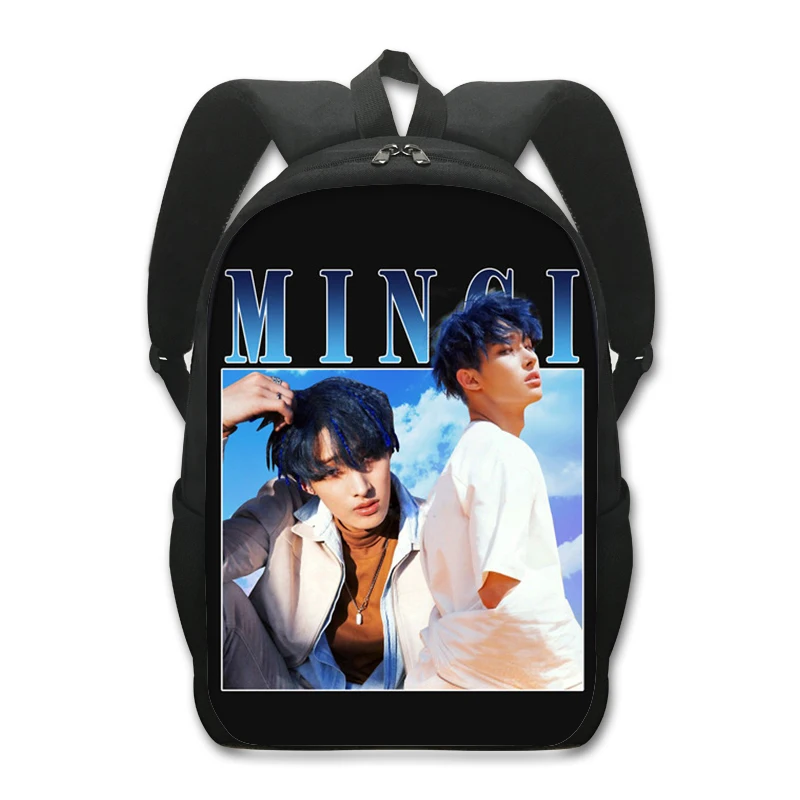 Korean Kpop ATEEZ Printing Backpack Teenager Boys Girls