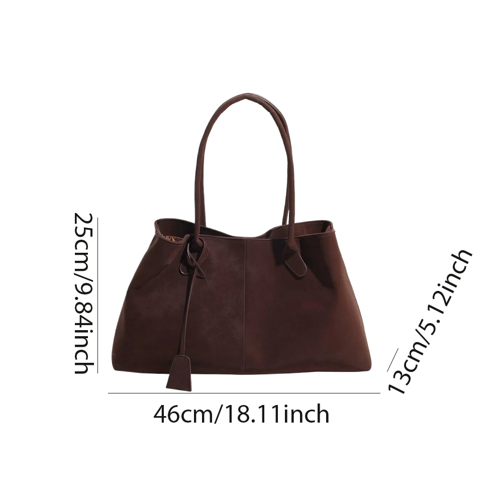 Women Pu Vintage Casual Tote Bag Commute Handbags Shoulder Bag Top Handle Bag for Work Shopping Travel