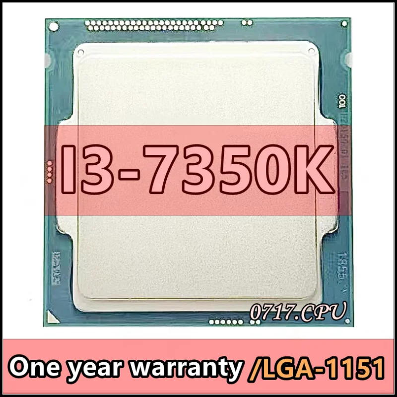 

i3-7350K i3 7350K SR35B 4.2 GHz Dual-Core Quad-Thread CPU Processor 4M 60W LGA 1151