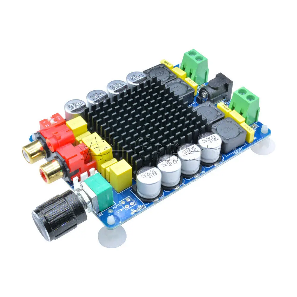 

Плата цифрового усилителя TDA7498, двухканальная, класса D, 2x100 Вт, Hi-Fi, аудио, стерео