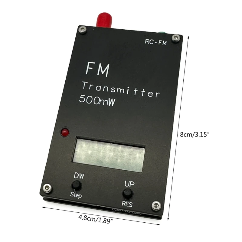 Type C Port 320Transmitter Frequency Stereo Transmitter 500mW 88-108MHz FM Transmitter LCD Screen with Memory DropShipping 6