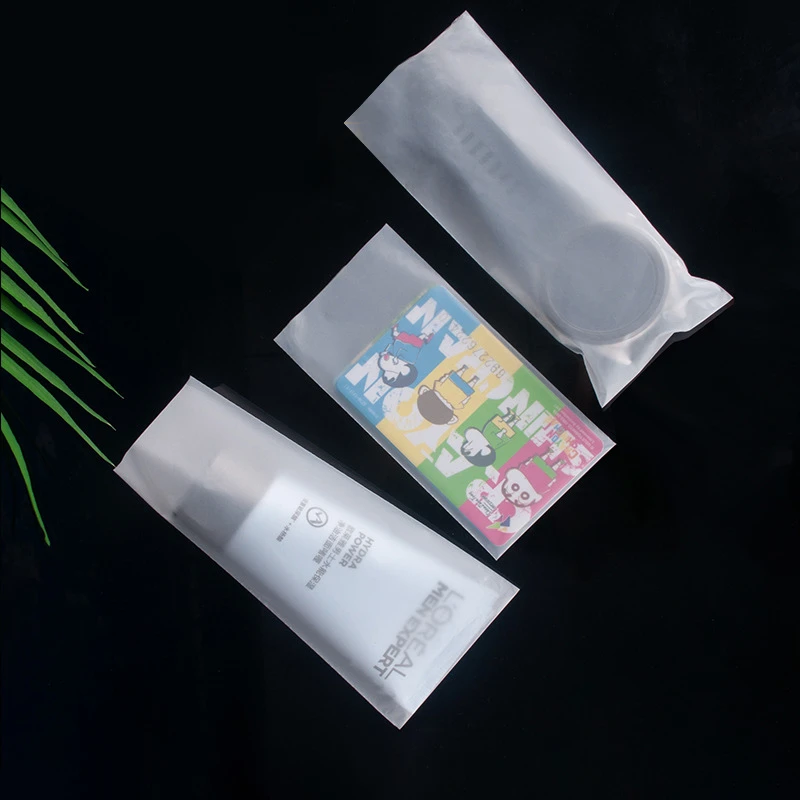 StoBag CPE Frosted Bags Open Top Self-adhensive Blank Plastic Packaging Pouch Sealed Storage for Phone Case Electronic Product Storage Bag