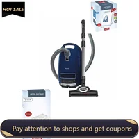Miele Complete C3 Multi Surface Canister Vacuum Cleanser w/Turbo Head+ HEPA Filter + XL Value Pack, 8 Bags & 4 Filters 1