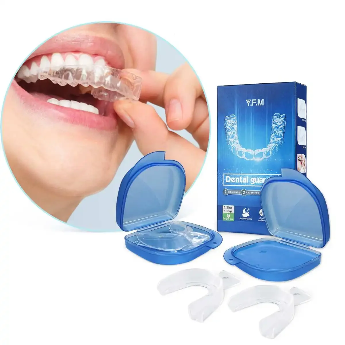 Small Thermoplastic Dental Tray Set for Bruxism Anti-snoring Teeth Whitening Boxing Protection sports mouth guard,dental orthodontic appliance