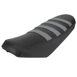 Waterproof Non - Slip Motorcycle Seat Cover - Comfortable PVC Motocross Accessory (Grey)