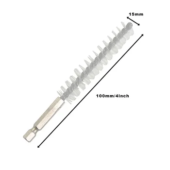 2 pezzi 15mm spazzole per trapano in nylon spazzole per pulizia per trapano elettrico pulizia lucidatura e rimozione di vernice/ruggine accessori per utensili 1