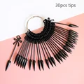 30 black bowknot
