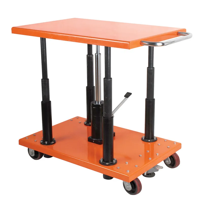 

815*1220mm Hand Crank Table Lift Mechanism Mobile Lift Table