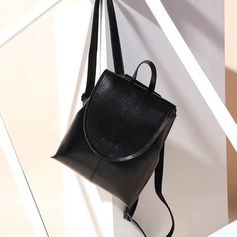 Backpack Women's Casual High-grade Bag Leather Luxury Brand