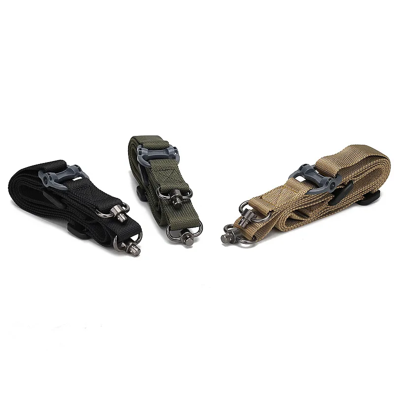 Adjustable MS4 Rifle Sling Gun QD Metal Strap Swivel Tactical Nylon 2 Points Weapon Multi Mission Release Airsoft Hunting Access