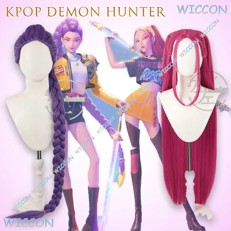 Perruque Cosplay Chasseur De Démon Mira Zoey - Pour Halloween, Carnaval Et Conventions - 5