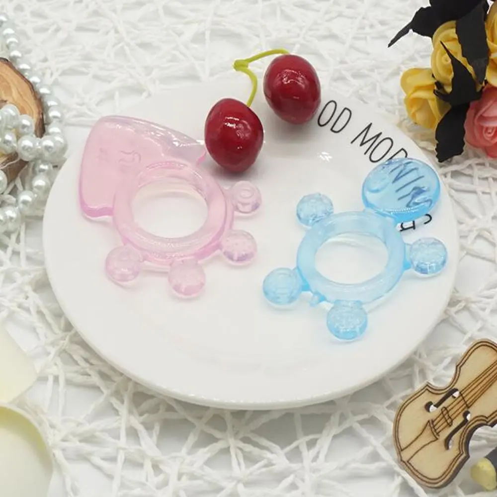 Silicone Teething Toys Teething Toys Baby Teeth Grinder Baby Soft Teeth Gum Pure Silicone Bite Gum Toys for 3-24 months