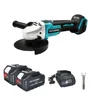 125mm M14 Brushless Angle Grinder Electric Cordless Cutting Machine Grinding Woodworking Power Tool For Makita 18V Battery 1
