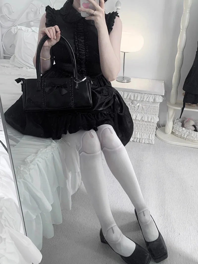 Japanese Joint Doll Lolita Socks Women's Summer and Autumn Beauty Socks Sweet Velvet Printed Pantyhose Lolita 120d women socks