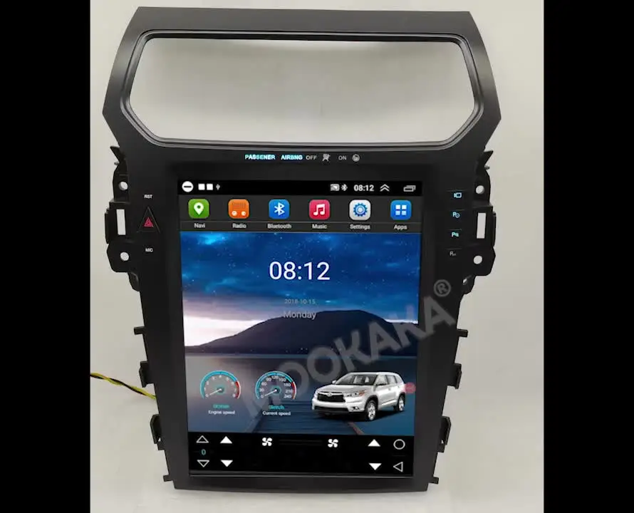 フォード エクスプローラー 純正 ディスプレイ オーディオ パネル SONY フォードエクスプローラー SYNC2用アップルカープレイ内蔵式