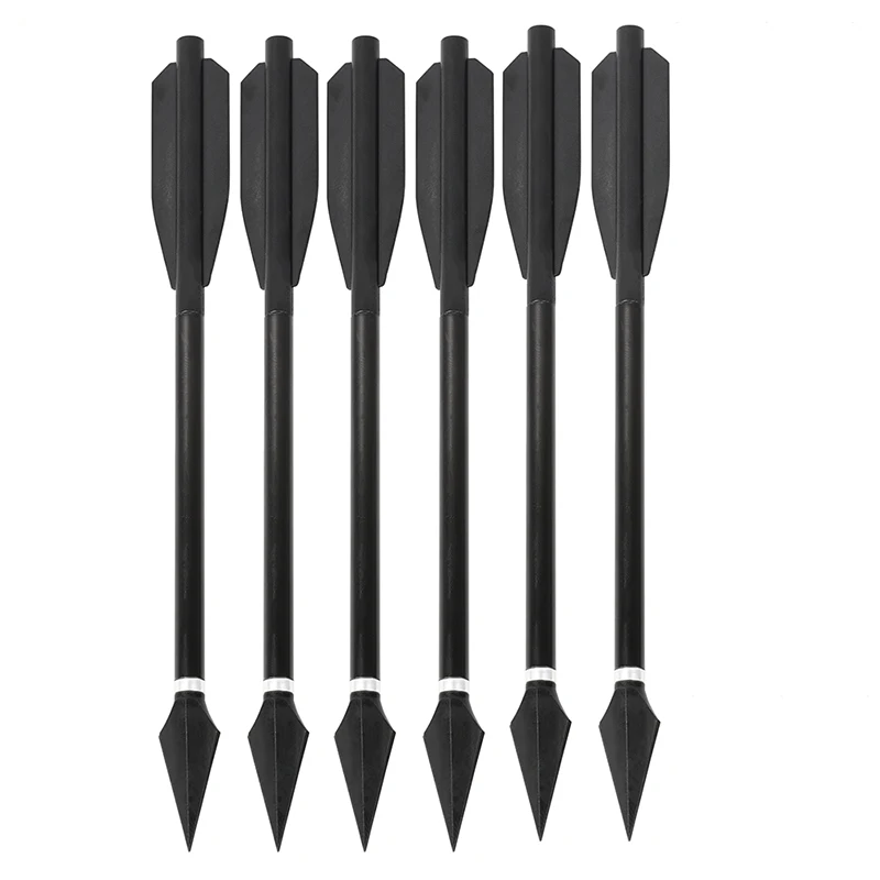 Aluminum Shaft Archery Bolts with Replaceable Broadhead Tips for Outdoor Hunting and Shooting