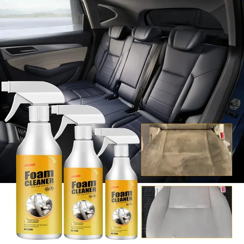 Multifunctional Leather Seat Foam Cleaner Car Interior Stain Remover Spray Foam Maintenance Car Wash Cleaner Car Cleaner Car Cleaner Spray Interior Cleaner Foam Cleaner Spray