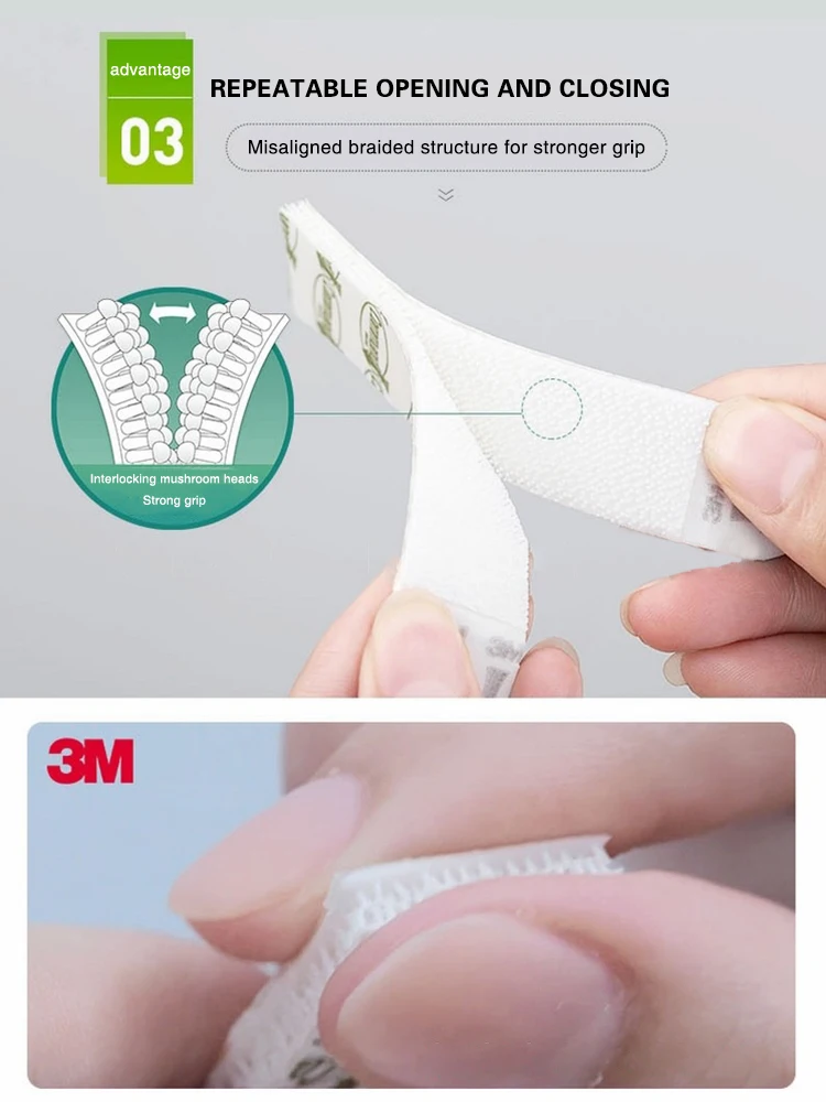 10 Pcs 3M Command Hanging Strips, No Damage Hanging Strips, No Tools, Wall Medium, Small