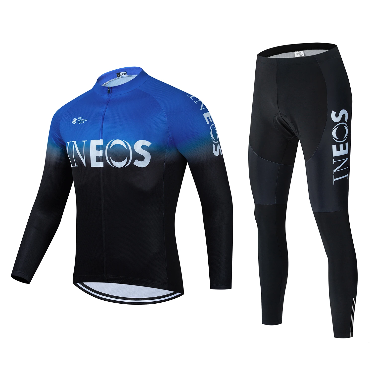 Long Sleeve Bike Jerseys With Pants For Men Autumn Winter Cycling Sets Pro Team Racing Sportswear Bicycle Suits Uniform