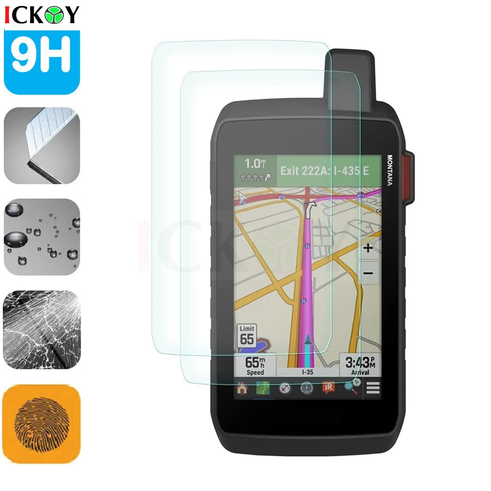 Mr.Shield Protector De Pantalla Para Garmin ETrex Solar | Templado 9H | 3 Piezas | Antiarañazos Y Antiburbujas
