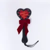 Heart-Shaped PU Leather Spanking Paddle Slapper Whip for Horse Training 5