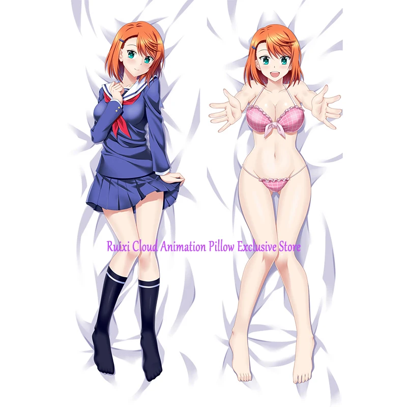 

Наволочка Dakimakura Аниме Chisaki Miyazaki, двусторонняя наволочка с 2-сторонним принтом, постельное белье, подарки