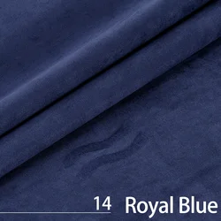 Adhesive Suede Fabric Rolls for Interior and Crafting - Faux Leather Wrap Sticker Sheet (Royal Blue)
