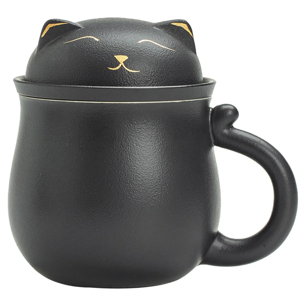 

Tea Cup Ceramic With Strainer Separation Home Handheld Ceramics Coffee Mugs Drinking