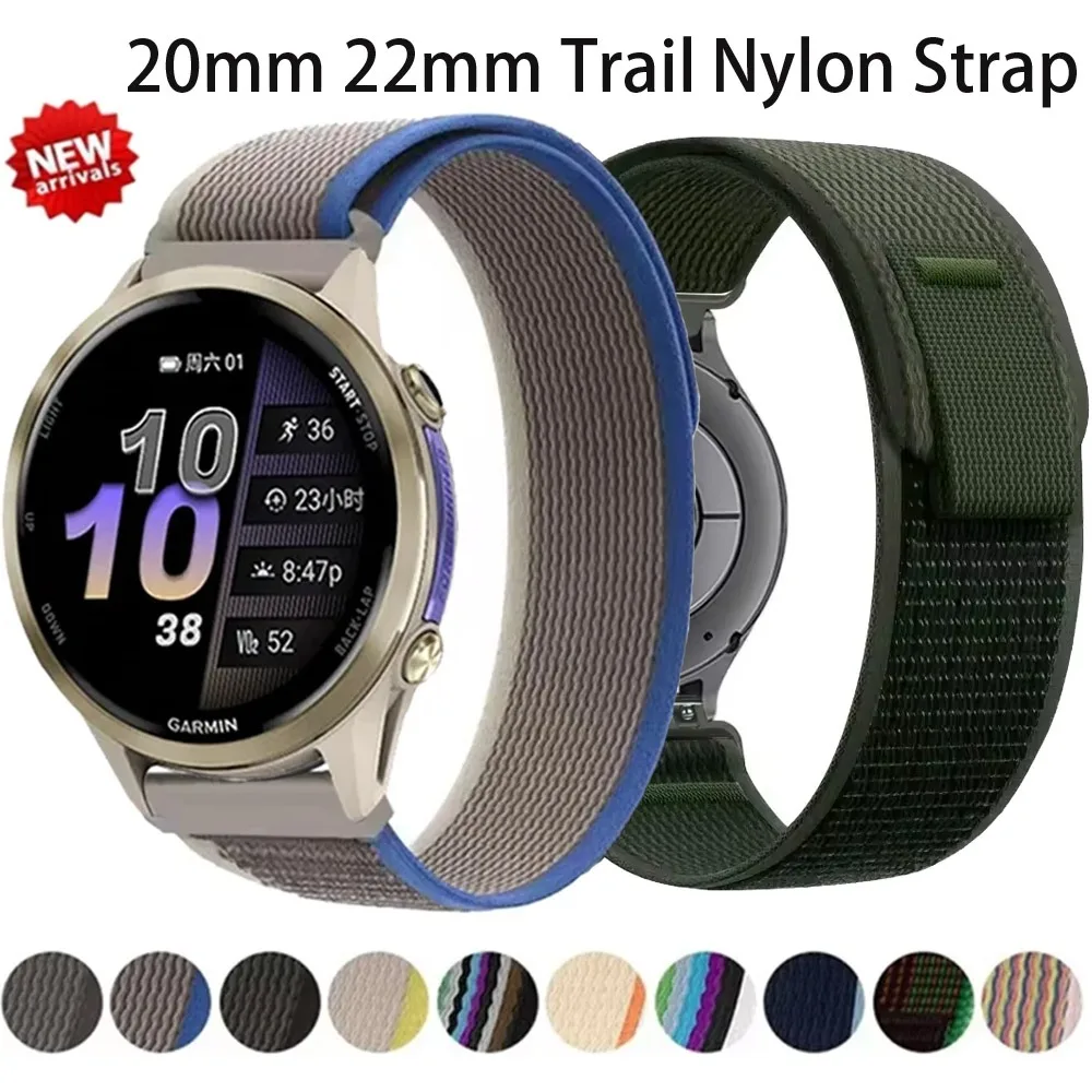 Breathable Trail Nylon Wristband, 20mm-22mm