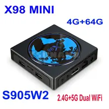 

X98mini Smart IPTV Box Android 11 HD 4K Android TV Box Bluetooth 4G 64G Google Play Media Player iptv france 4K set top tv box