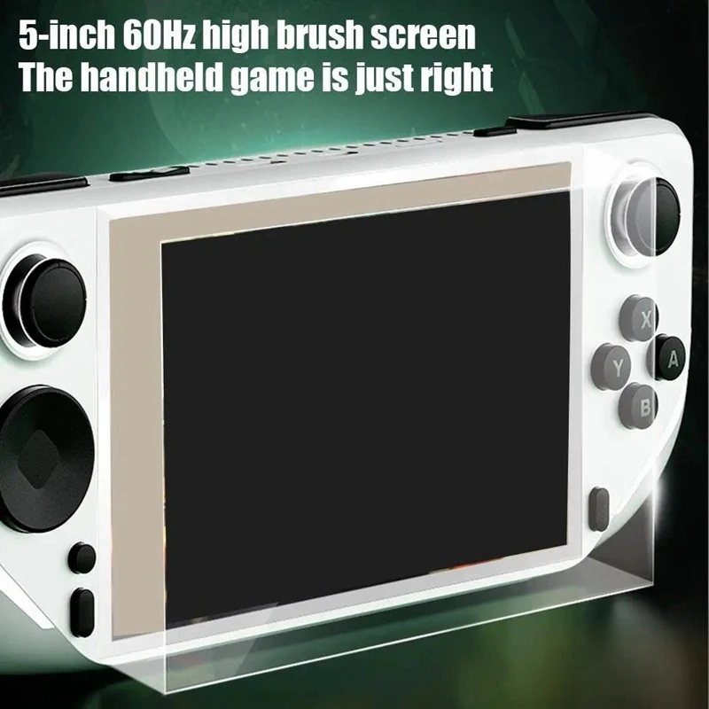 휴대용 게임 콘솔, E6, 비디오 게임 지지대, 5 인치 IPS 레트로 게임박스, PSP, PS1, N64, TV 연결