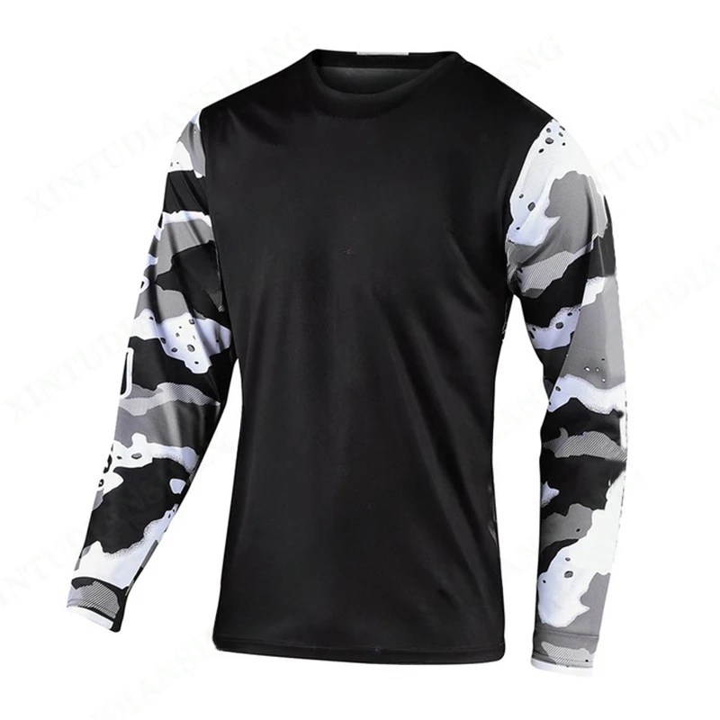 Men's Downhill Jersey MTB Mountain Endurance Race Bike Shirt Cross Country DH Motorcycle Sportswear cycling shirt
