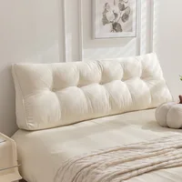 Triangular Headboard Wedge Pillows Backrest Positioning Support Extra Filling with Washable Velvet Cover Positioning Support 1