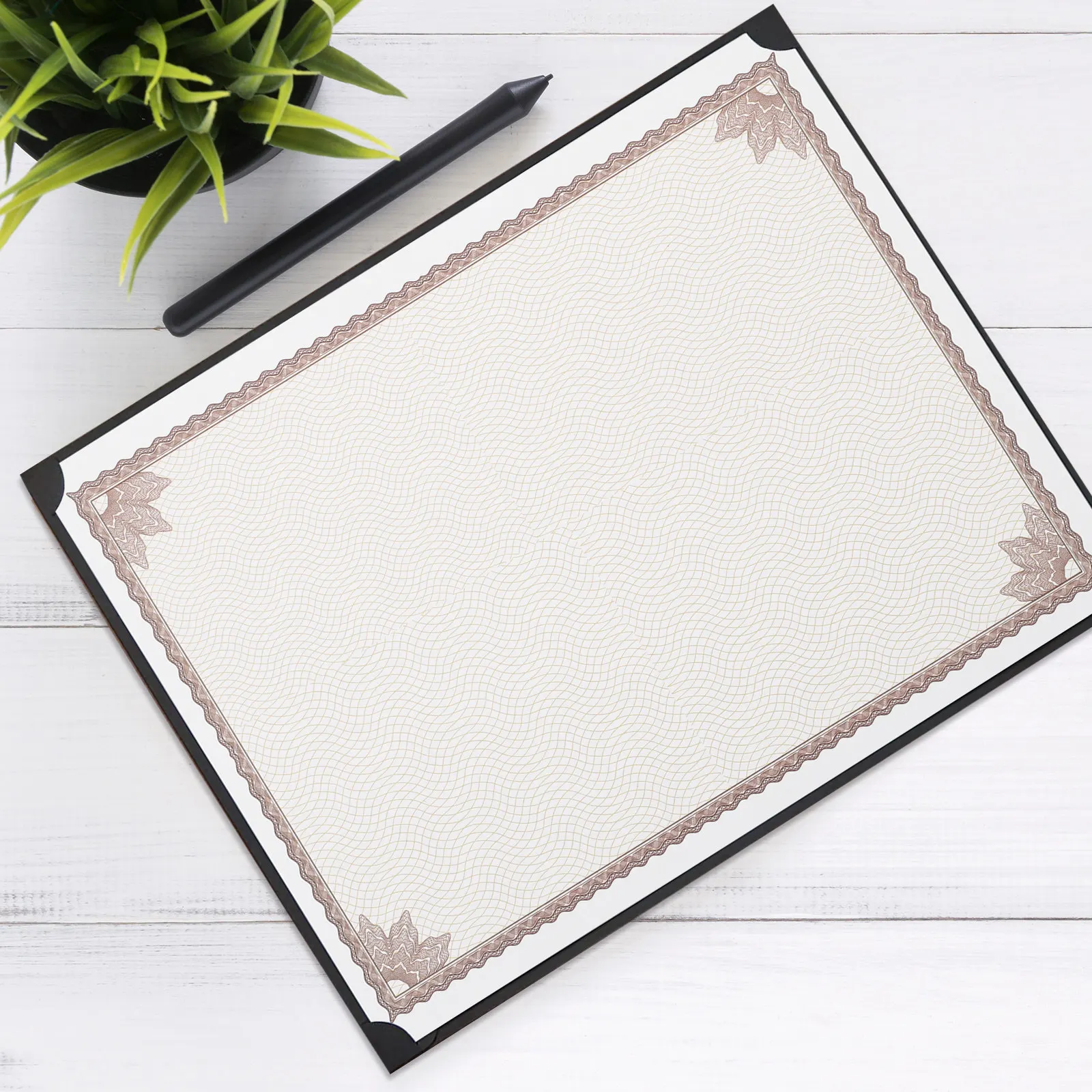 10Pcs 쓰기 가능 인쇄 가능 A4 인증서 용지 졸업 스포츠 인증서 수업 상품용 빈 졸업장 용지